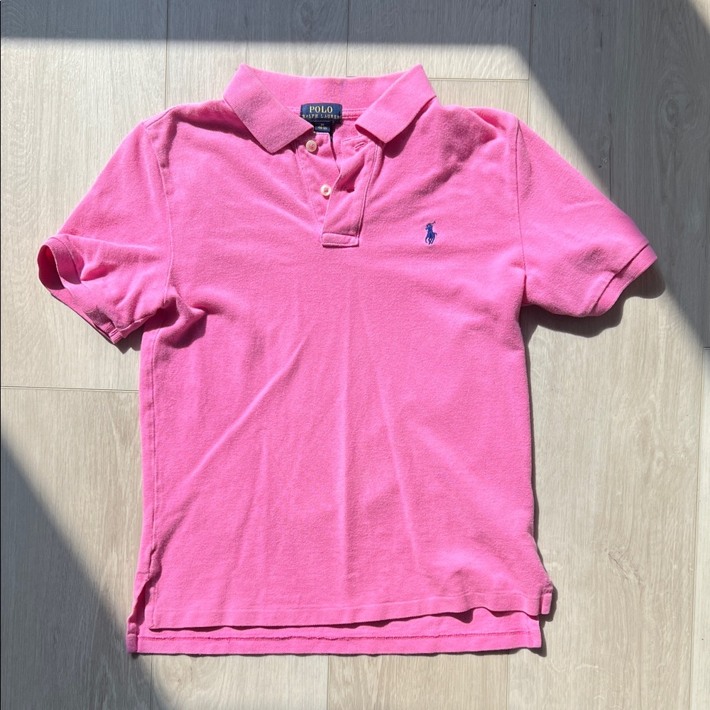 Polo by Ralph Lauren Pink Polo Shirt | Boys 10/12